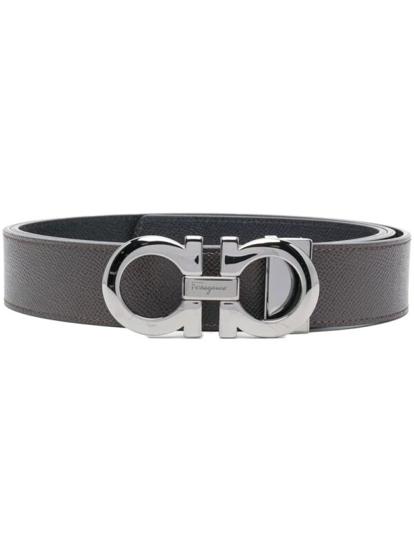 Ferragamo  double-gancini leather belt