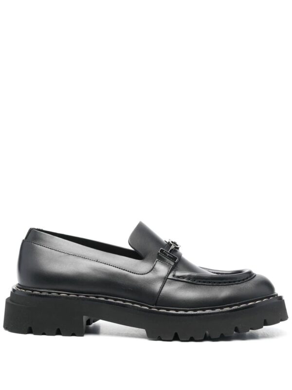 Ferragamo  Gancini chunky leather loafers