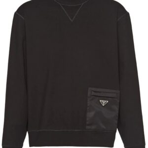 Prada  logo-plaque sweatshirt