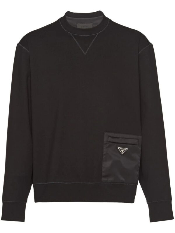Prada  logo-plaque sweatshirt