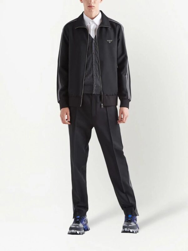 Prada  triangle-logo blouson jacket - Image 2