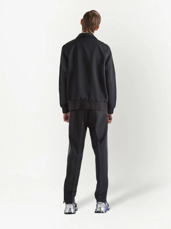 Prada  triangle-logo blouson jacket - Image 3