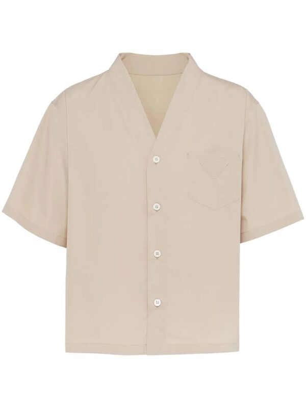 Prada  short-sleeved V-neck shirt