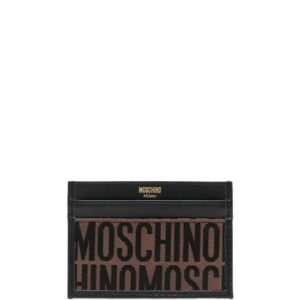 Moschino  monogram logo stamp cardholder