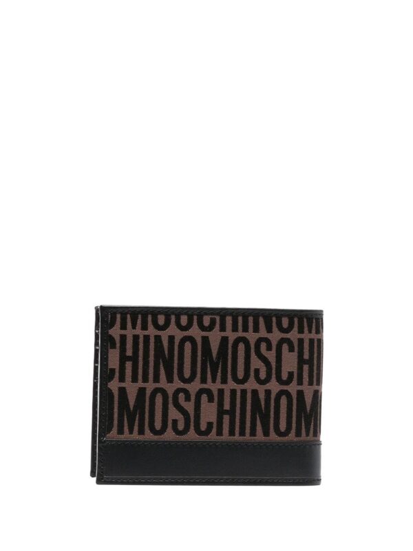 Moschino  monogram logo stamp bi-fold wallet - Image 2
