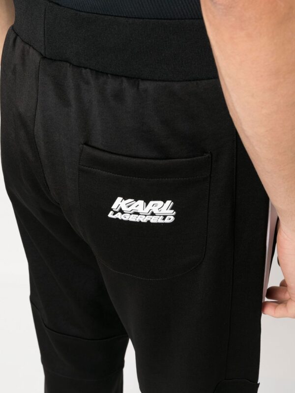 Karl Lagerfeld  panel-detail track pants - Image 4