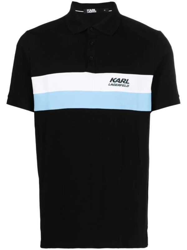 Karl Lagerfeld  logo-print short-sleeve polo shirt