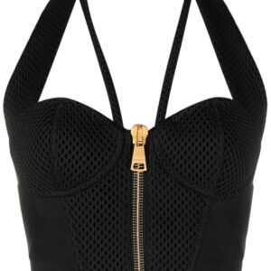 Balmain  halterneck crop top