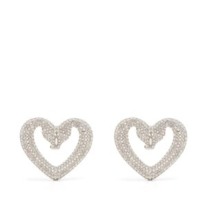 Swarovski  Una crystal-embellished clip earrings