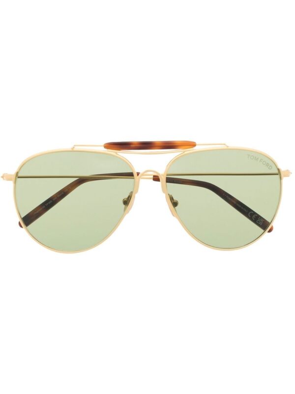 TOM FORD Eyewear tinted pilot-frame sunglasses