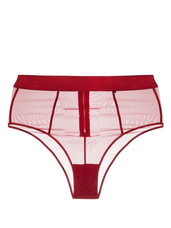 Kiki de Montparnasse  Illusion tulle high-waist briefs