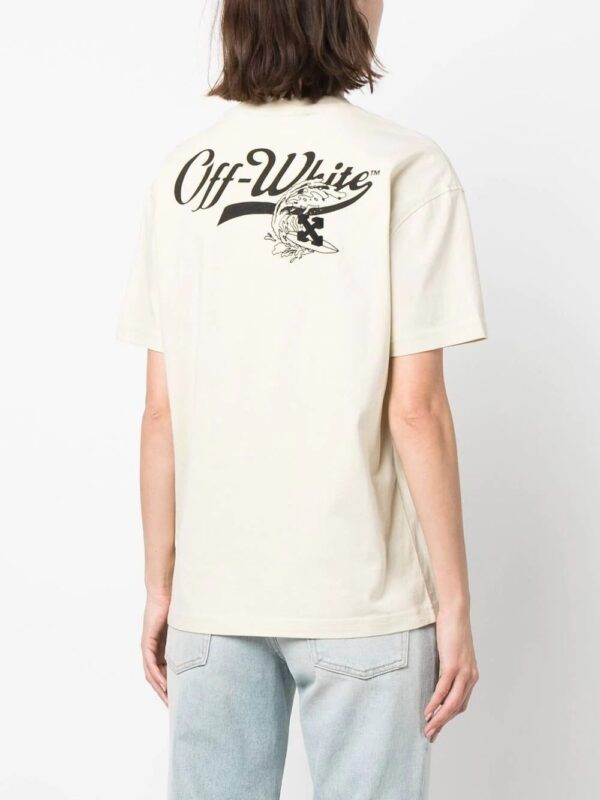 Off-White  logo-print organic cotton T-shirt - Image 4