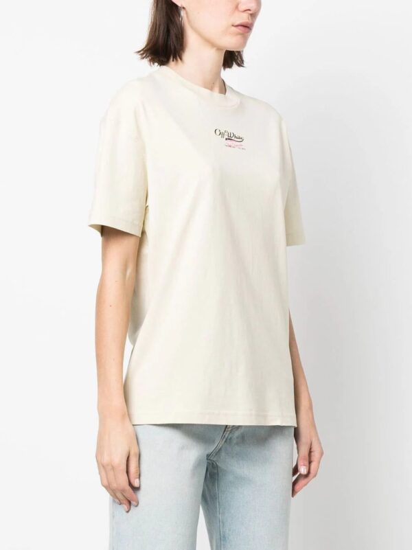 Off-White  logo-print organic cotton T-shirt - Image 3