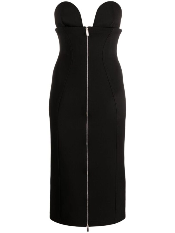 Off-White strapless midi dress