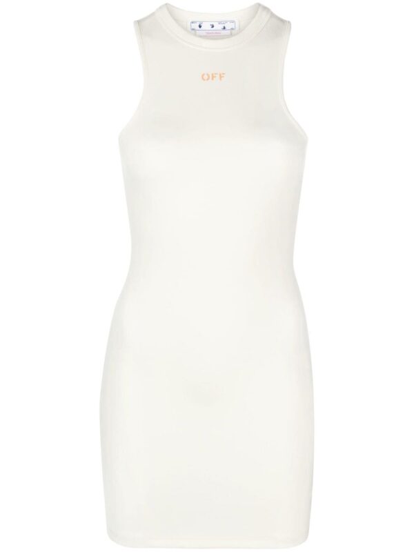 Off-White Sleek Rowing logo-print minidress