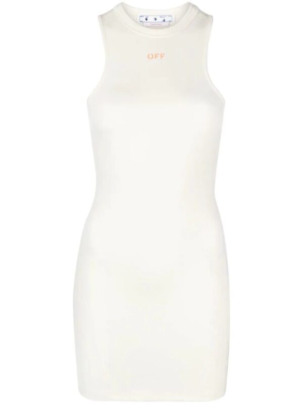 Off-White  Sleek Rowing logo-print minidress