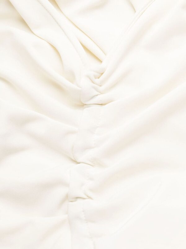 Off-White Vi-Crepe draped midi dress - Image 3