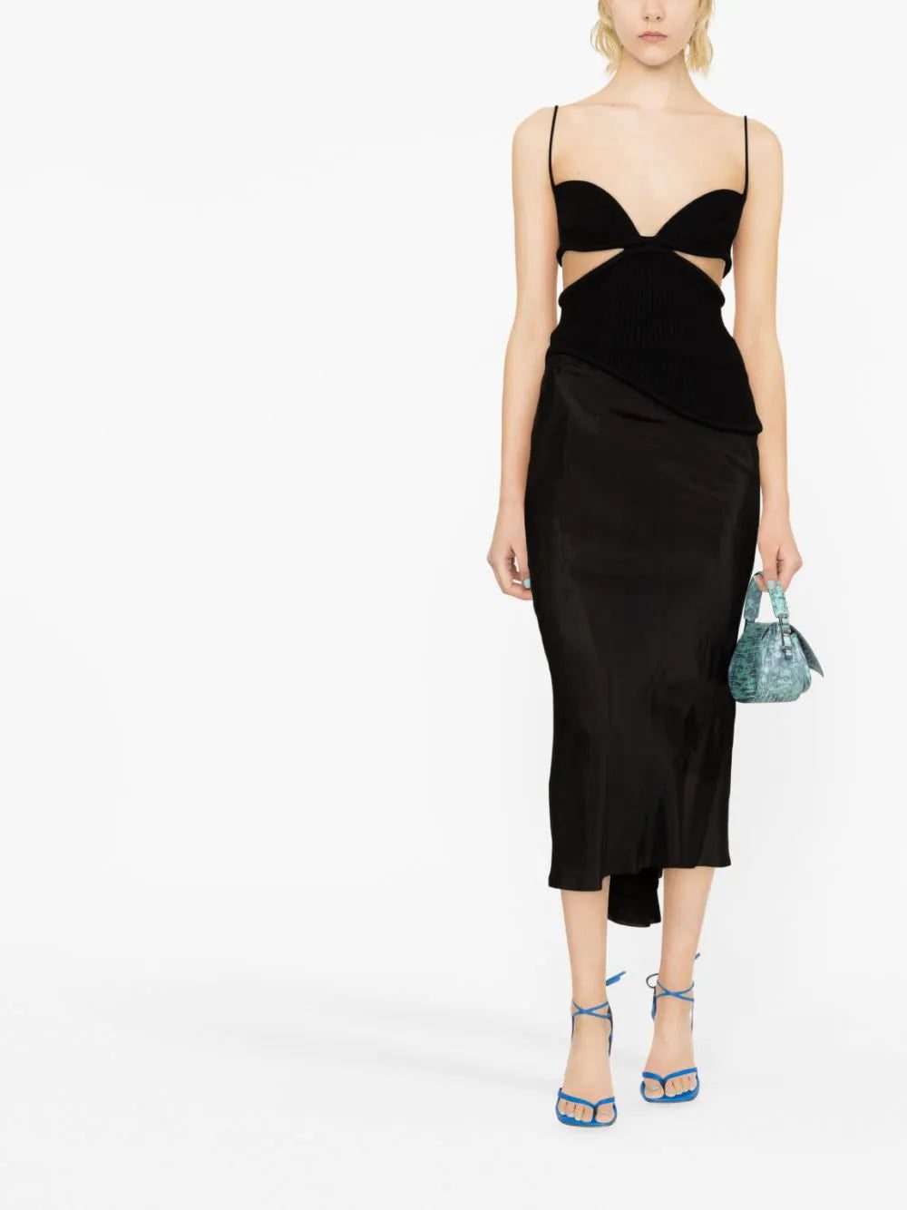 Off-White cut-out ribbed-knit top - Image 2