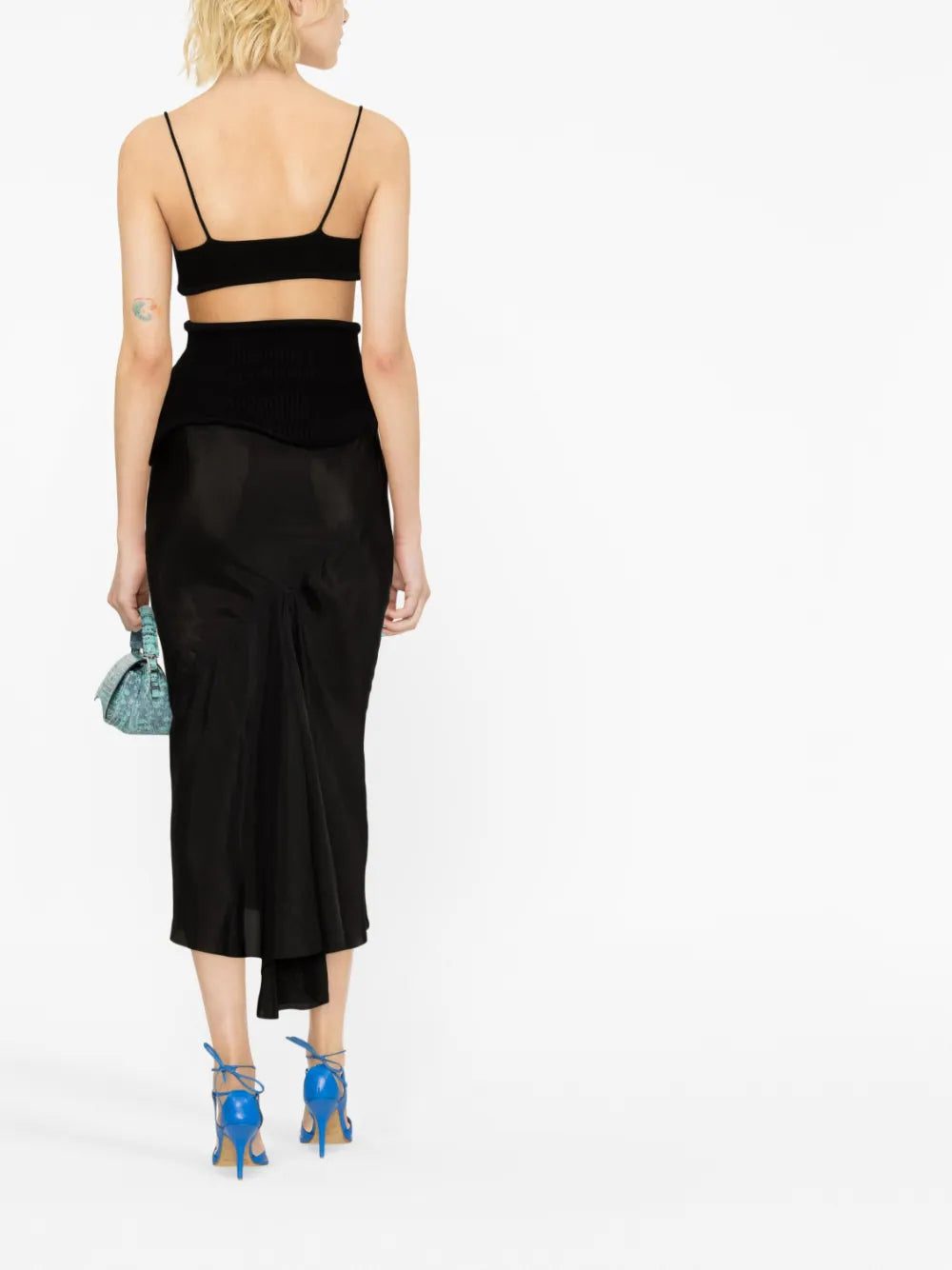 Off-White cut-out ribbed-knit top - Image 3