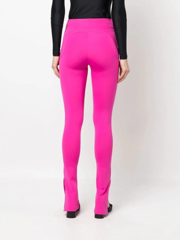 Off-White  zip-front side-slit leggings - Image 4