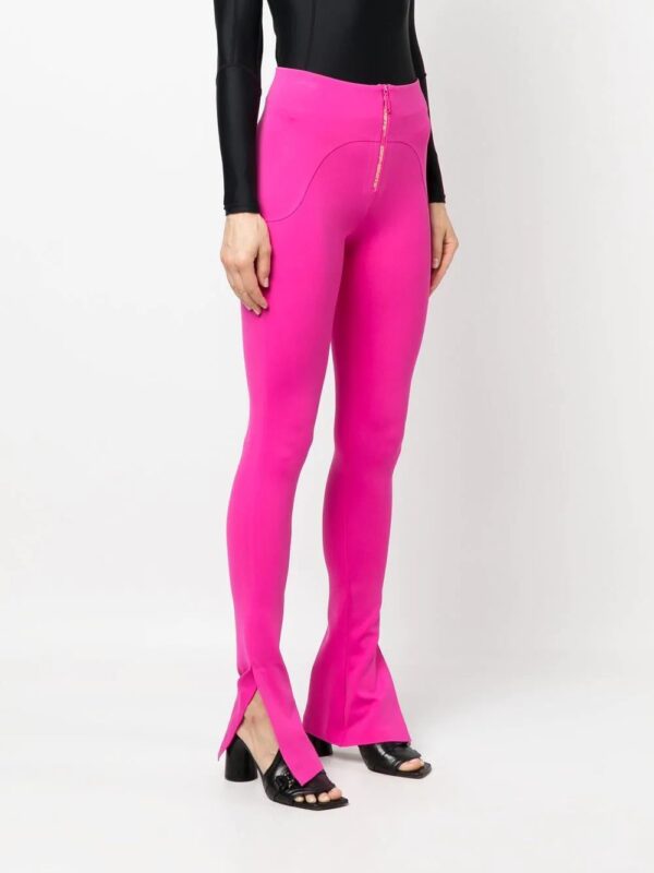 Off-White  zip-front side-slit leggings - Image 3