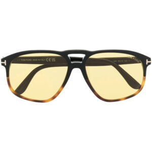 Tom Ford tinted double-bridge sunglasses  Made in Italy