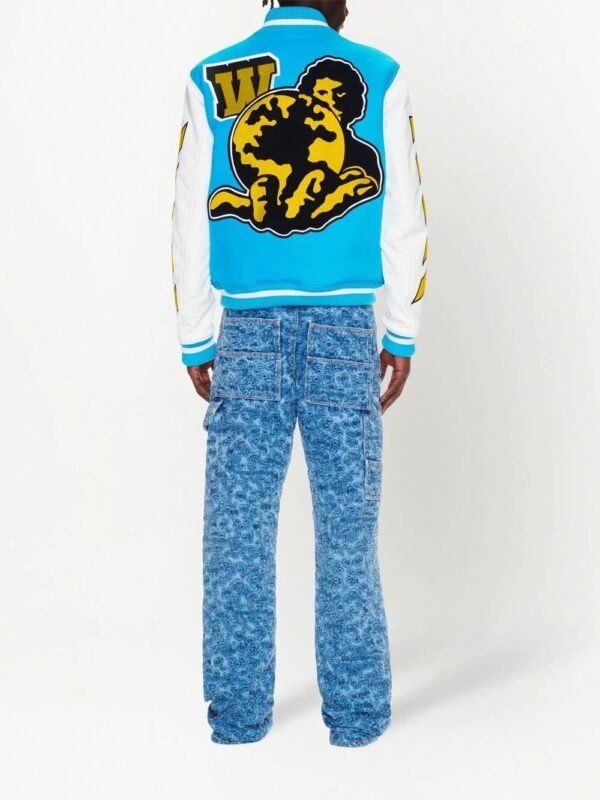 Off-White  Vars World leather jacket - Image 4