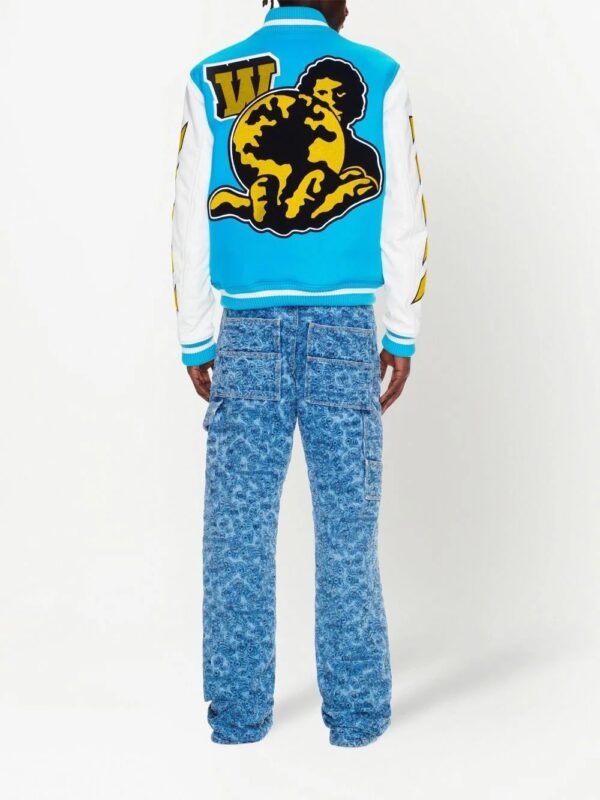 Off-White  Vars World leather jacket - Image 4