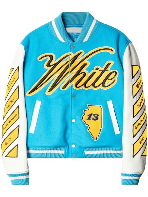Off-White  Vars World leather jacket