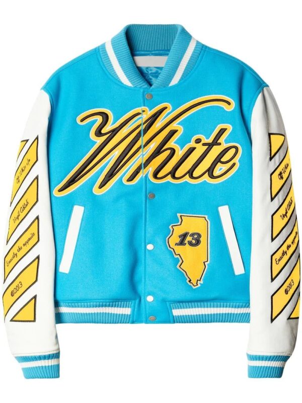 Off-White  Vars World leather jacket