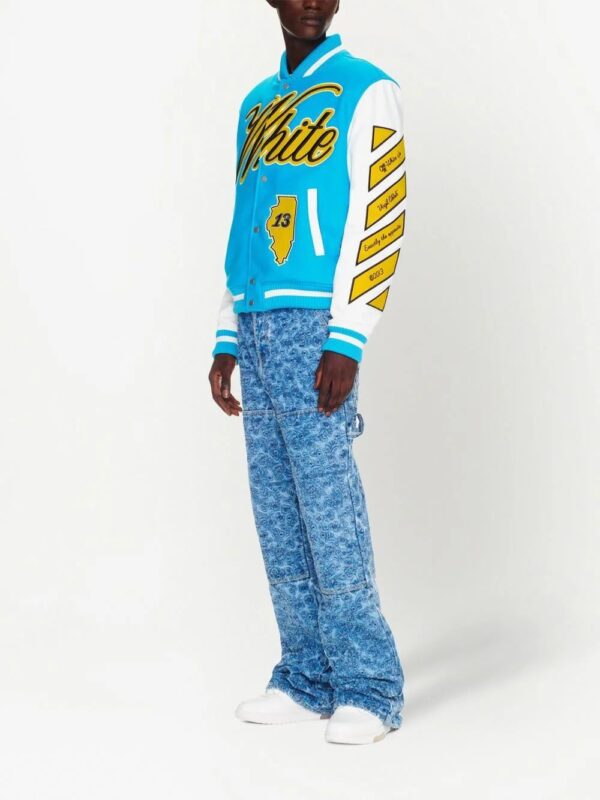 Off-White  Vars World leather jacket - Image 3