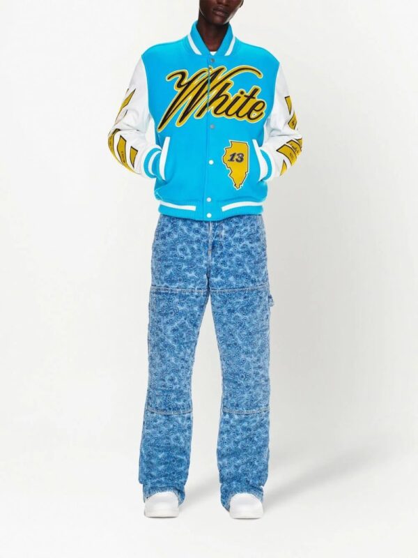 Off-White  Vars World leather jacket - Image 2