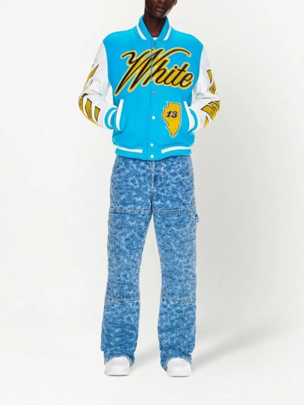Off-White  Vars World leather jacket - Image 2