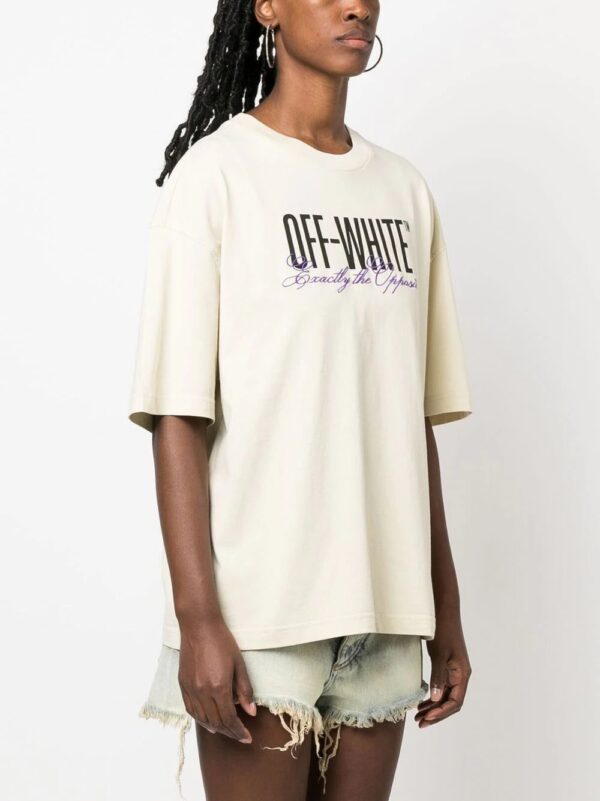 Off-White  logo-print short-sleeve T-shirt - Image 3
