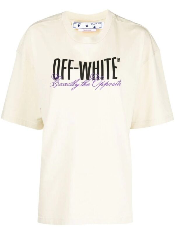 Off-White  logo-print short-sleeve T-shirt