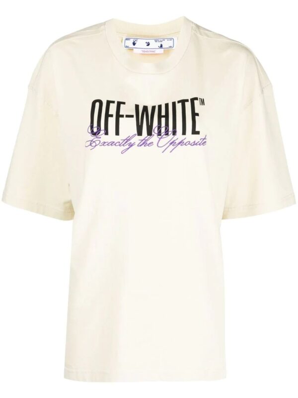 Off-White  logo-print short-sleeve T-shirt