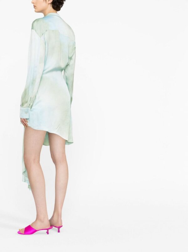Off-White asymmetric tie-dye dress - Image 2