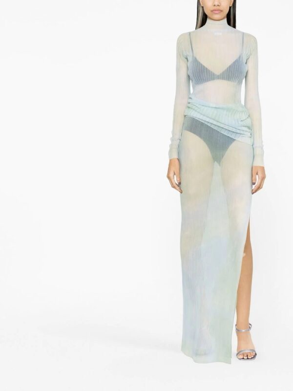 Off-White  tie-dye sheer maxi skirt - Image 2
