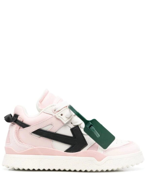 Off-White  Arrow-motif flat-sole trainers