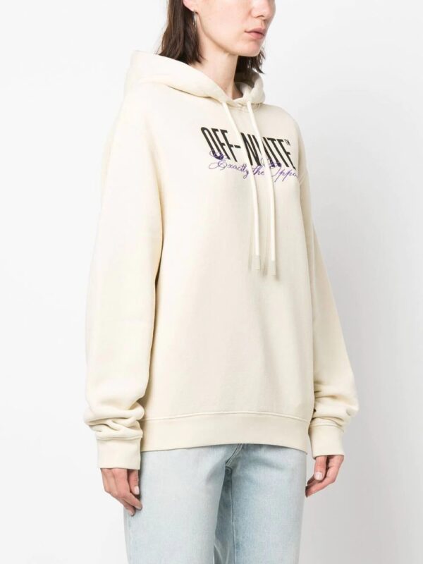 Off-White  Big Logo Opposite-print hoodie - Image 3