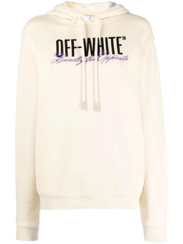 Off-White  Big Logo Opposite-print hoodie