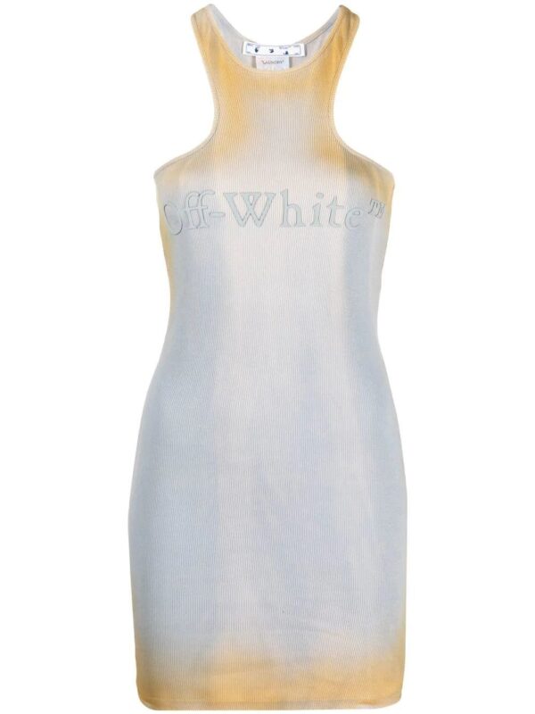Off-White  distressed-effect mini dress