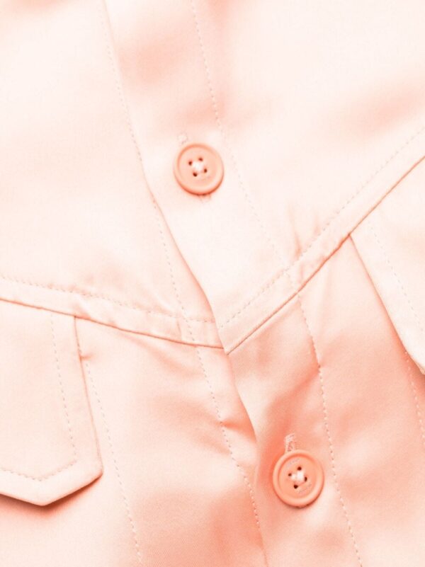 Off-White twist-detail shirt dress - Image 5