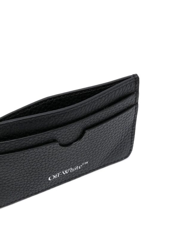 Off-White Diag-stripe leather cardholder - Image 3