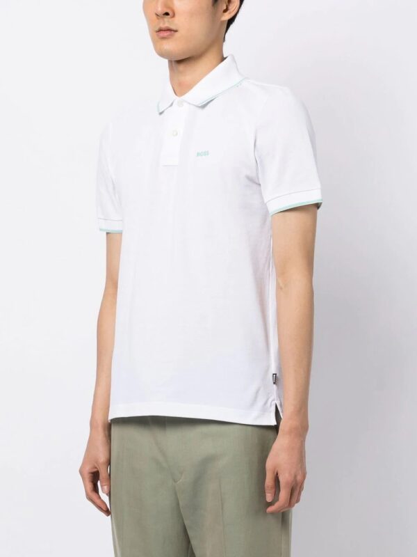 BOSS  logo-print polo shirt - Image 2