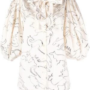 Stella McCartney doodle-print top