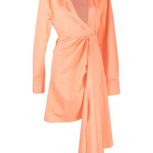 Off-White  Bow Tie wrap dress