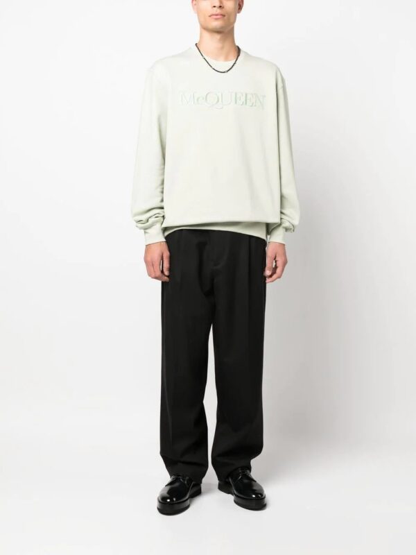 Alexander McQueen  logo-embroidered sweatshirt - Image 2