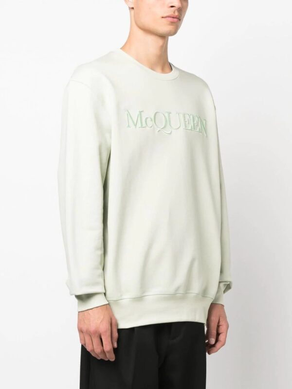 Alexander McQueen  logo-embroidered sweatshirt - Image 3