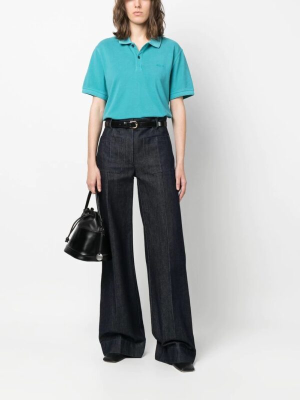 BOSS  logo-embossed cotton polo shirt - Image 3